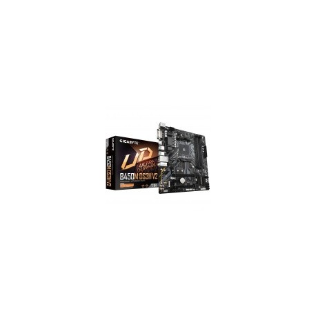 Tarjeta Madre Gigabyte micro ATX B450M DS3H V2, S-AM4, AMD B450, HDMI, 128GB DDR4 para AMD ― Requiere Actualización de BIOS par