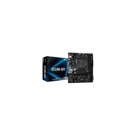 Tarjeta Madre ASRock micro ATX B550M-HDV, S-AM4, AMD B550, HDMI, 64GB DDR4 para AMD ― No es Compatible con Ryzen 5 3400G y Ryze