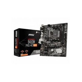 Tarjeta Madre MSI Micro ATX B450M PRO-M2 MAX, S-AM4, AMD B450, HDMI, 32GB DDR4 para AMD ― Requiere Actualización de BIOS para R