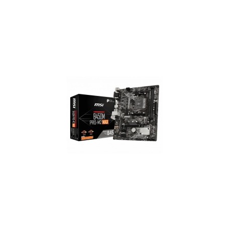 Tarjeta Madre MSI Micro ATX B450M PRO-M2 MAX, S-AM4, AMD B450, HDMI, 32GB DDR4 para AMD ― Requiere Actualización de BIOS para R