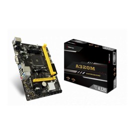 Tarjeta Madre Biostar A320MH, S-AM4, AMD A320, HDMI, 32GB DDR4 para AMD ― Requiere Actualización de Bios para la Serie Ryzen 30