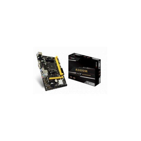 Tarjeta Madre Biostar A320MH, S-AM4, AMD A320, HDMI, 32GB DDR4 para AMD ― Requiere Actualización de Bios para la Serie Ryzen 30