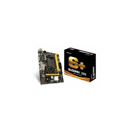 Tarjeta Madre Biostar micro ATX B450MH, S-AM4, AMD B450, HDMI, 32GB DDR4 para AMD ― Requiere Actualización de BIOS para Ryzen S
