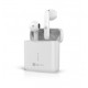 Klip Xtreme Audífonos Intrauriculares con Micrófono TwinTouch, Inalámbrico, Bluetooth, USB-C, Blanco