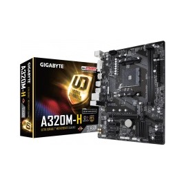 Tarjeta Madre Gigabyte Micro ATX GA-A320M-H, S-AM4, AMD A320, HDMI, 32GB DDR4 para AMD ― Requiere Actualización de BIOS para la