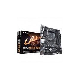 Tarjeta Madre Gigabyte Micro ATX B450M DS3H WIFI, S-AM4, AMD B450, HDMI, 128GB DDR4 para AMD
