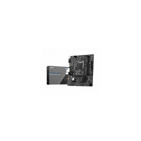 Tarjeta Madre MSI Micro-ATX PRO H410M-B, S-1200, Intel H510, HDMI, 64GB DDR4 para Intel ― No es Compatible con Procesadores Int
