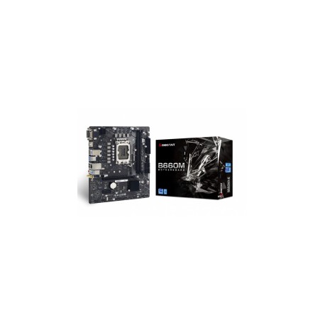 Tarjeta Madre Biostar Micro ATX B660MX-E, S-1700, Intel B660, HDMI, 64GB DDR4 para Intel