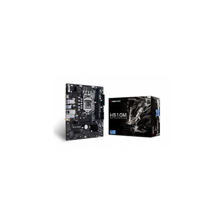 Tarjeta Madre Biostar Micro ATX H510MH E, S-1200, Intel H510, HDMI, 64GB DDR4 para Intel