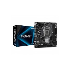 Tarjeta Madre ASRock Micro ATX H410M-HDV, S-1200, Intel H410, HDMI, 64GB DDR4 para Intel ― No es Compatible con Procesadores In