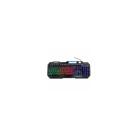 Teclado Gamer Ocelot Gaming OGEK01 RGB, Alámbrico, Negro (Español)