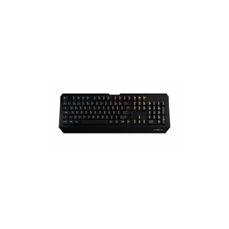 Teclado Gamer Game Factor KBG601 RGB, Teclado Mecánico, Switch Óptico, Alámbrico, Negro (Español)