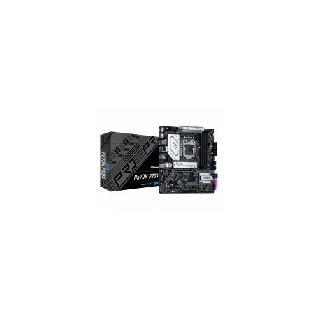 Tarjeta Madre ASRock micro ATX H570M Pro4, S-1200, Intel H570, HDMI, 128GB DDR4 para Intel