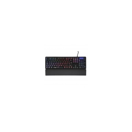 Teclado Gamer Naceb Black Cobra RGB, Teclado Mecánico, Alámbrico, Negro (Español)