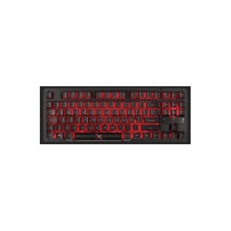 Teclado Gamer XZEAL XST-300 LED, Alámbrico, Negro (Español)