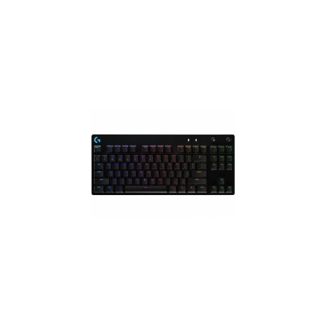 Logitech Teclado Gamer G Pro RGB, Mecánico, Switch GX Blue, Alámbrico, Negro (Inglés)