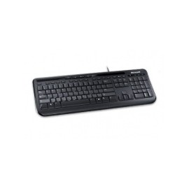 Teclado Microsoft 600, Alámbrico, USB, Negro (Español)