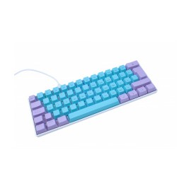 Teclado Gamer Ocelot Gaming Candy Blue 60 RGB, Teclado Mecánico, Switch Blue, Alámbrico, Azul/Morado (Inglés)