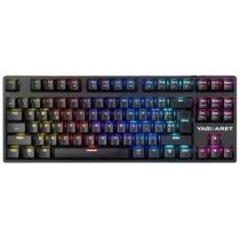 Teclado Gamer Yaguaret Punisher RGB, Teclado Mecánico, Blue Switch, Alámbrico, Negro (Español)