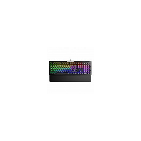 Teclado Gamer EVGA Z15 RGB Multi, Teclado Mecánico, Switch Kailh Speed Bronze, Alámbrico, Negro (Español) ― ¡Compra y participa