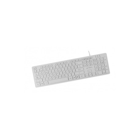 Teclado Acteck TX22, Alámbrico, USB, Blanco