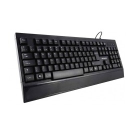 Teclado Acteck AC-916608, Alámbrico, USB, Negro (Español)