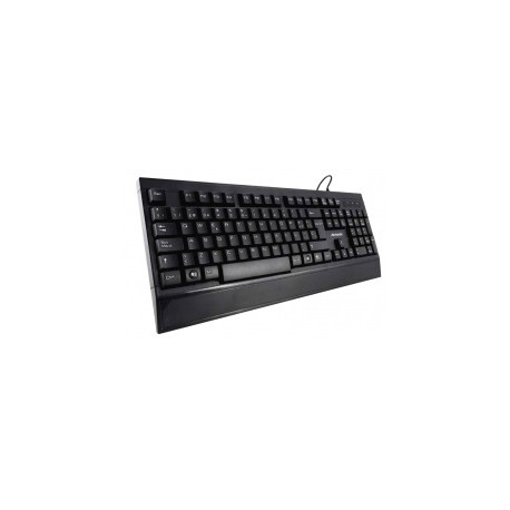 Teclado Acteck AC-916608, Alámbrico, USB, Negro (Español)