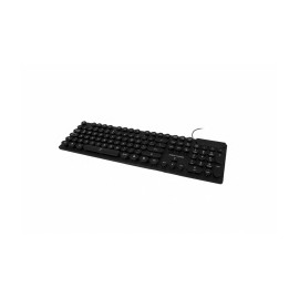 Teclado Perfect Choice Black Round, Alámbrico, USB, Negro (Español)