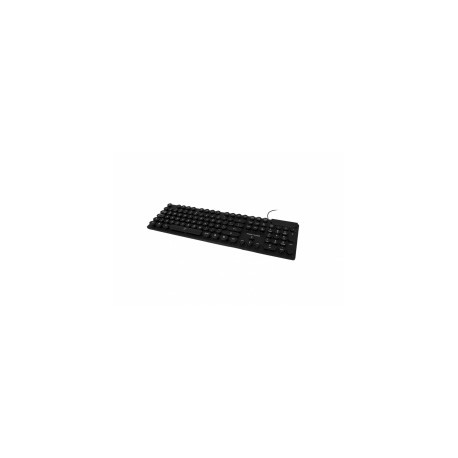 Teclado Perfect Choice Black Round, Alámbrico, USB, Negro (Español)