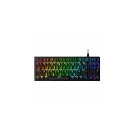 Teclado Gamer HyperX Alloy Origins Core TKL RGB, Teclado Mecánico, HyperX Blue Switch, Alámbrico, Negro (Inglés)
