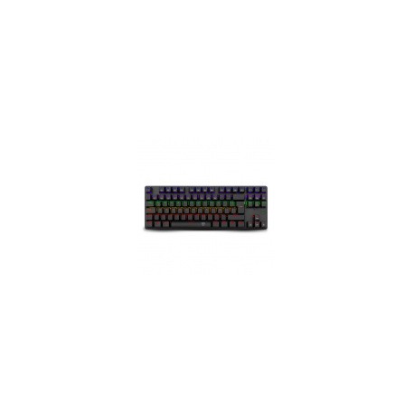 Teclado Gamer T-Dagger Bora Rainbow T-TGK313 TKL RGB, Teclado Mecánico, Switch Red, Alámbrico, Negro (Español)
