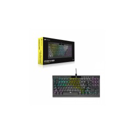 Teclado Gamer Corsair K70 RGB TKL Champion Series, Teclado Mecánico, Switch Cherry MX RGB Speed, Alámbrico, Negro (Inglés)