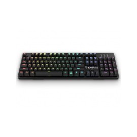 Teclado Gamer Gamdias Hermes P2A RGB, Teclado Mecánico, Alámbrico, Negro (Inglés)
