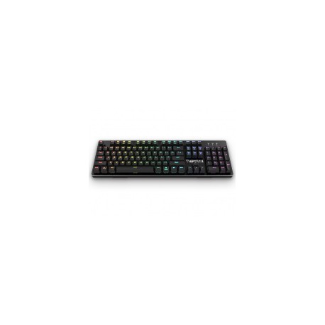 Teclado Gamer Gamdias Hermes P2A RGB, Teclado Mecánico, Alámbrico, Negro (Inglés)
