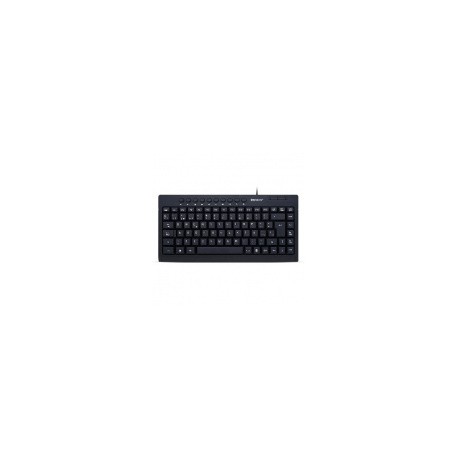 Teclado BRobotix 963067, Alámbrico, USB, Negro (Español)