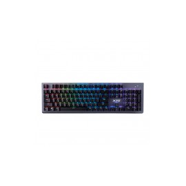 Teclado Gamer XPG Mage RGB, Teclado Mecánico, Switch Kailh Red, Alámbrico, Gris Metálico (Español)