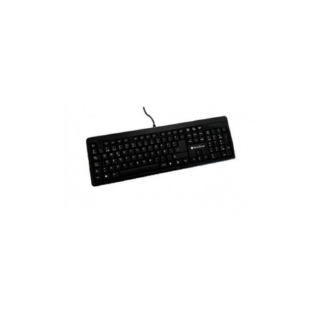 Teclado Techzone TZ16TEC01-ALA, Alámbrico, USB, Negro (Español)
