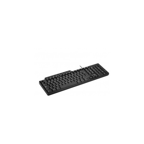 Teclado Xtech XTK-160S, Alámbrico, USB, Negro (Español)