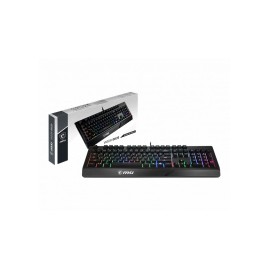 Teclado Gamer MSI VIGOR GK20 RGB, Alámbrico, Negro (Inglés)