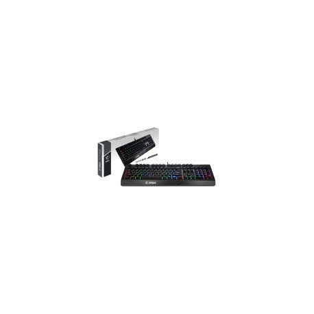 Teclado Gamer MSI VIGOR GK20 RGB, Alámbrico, Negro (Inglés)