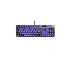 Teclado Gamer ASUS XA10 ROG Strix Scope RX EVA RGB, Teclado Mecánico, ROG RX Blue, Alámbrico, Púrpura/Negro (Inglés)