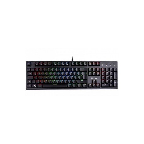 Teclado Gamer VSG Alnilam RGB, Teclado Mecánico, Switch Kailh Brown, Alámbrico, Negro (Español)
