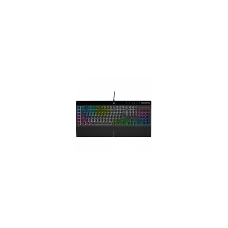 Corsair Teclado K55 RGB PRO XT, Alámbrico, USB, Negro (Español)