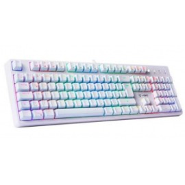 Teclado Gamer VSG Alnilam RGB, Teclado Mecánico, Switch Kailh Red, Alámbrico, Blanco (Español)