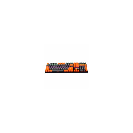 Teclado Gamer Gamdias HERMES M5A, Teclado Mecánico, Switch Gamdias Blue, Alámbrico, Negro (Inglés)