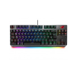 Teclado Gamer ASUS ROG STRIX X802 Scope NX TKL RGB, Teclado Mecánico, Switch Red, Alámbrico, Negro (Inglés)