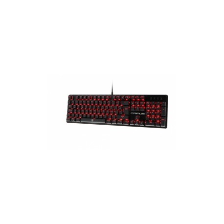 Teclado Gamer Primus BALLISTA 100T LED Rojo, Teclado Mecánico, Switch Rojo Primus, Alámbrico, Negro (Español)