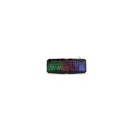 Teclado Gamer STF Mobile Beast Abysmal Armor Force RGB, Alámbrico, Negro (Español)