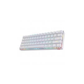 Teclado Gamer Redragon Draconic K530 RGB, Teclado Mecánico, Switch Redragon Brown, Inalámbrico, Blanco (Inglés)