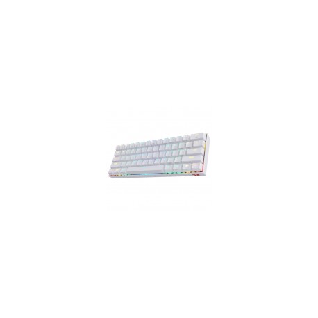 Teclado Gamer Redragon Draconic K530 RGB, Teclado Mecánico, Switch Redragon Brown, Inalámbrico, Blanco (Inglés)